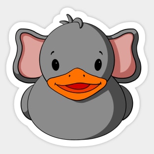 Elephant Rubber Duck Sticker